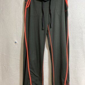 NIKE Women's Red Striped Sport Casual Pants 2-Front, 2-Back Pocket‎ Sz M